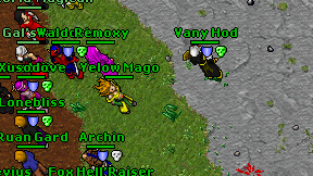 Yelow Mago on screen