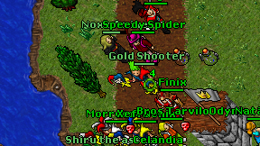 Gold Shooter on screen
