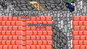 Blood Wizzard on screen
