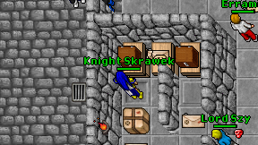 Knight Skrawek on screen