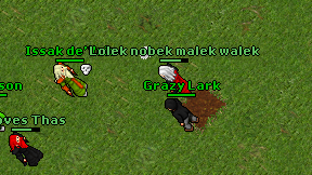 Grazy Lark on screen