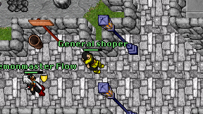 General shoper on screen