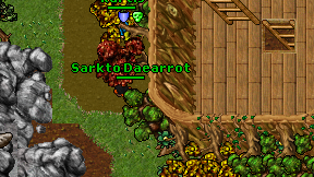 Sarkto Daearrot on screen