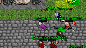 Druugan on screen