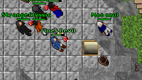 Fines Devil on screen