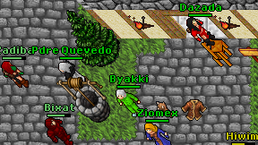Byakki on screen