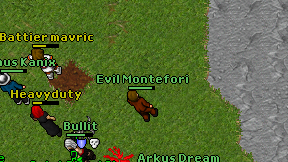 Evil Montefori on screen