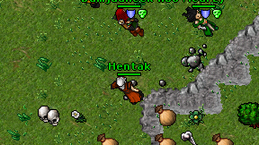 Hentak on screen