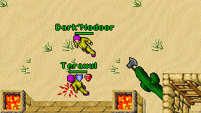 Dark'Modoor on screen