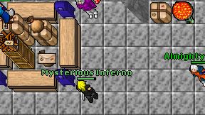 Mysterious Inferno on screen