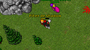 Piter de shadow on screen