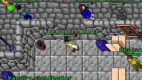 Axemaster matte on screen