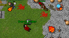 Darck Rider on screen