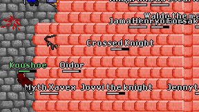 Crossed Knight on screen