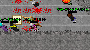 Lady Tozze on screen