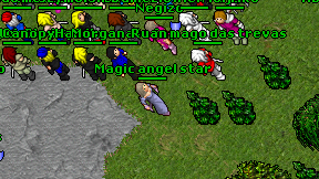 Magic angel star on screen