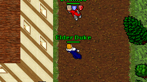 Elder Duke on screen