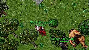 Wet Weasel on screen