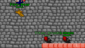Titan-Druidin on screen