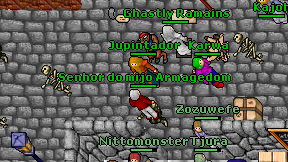 Jupintador on screen