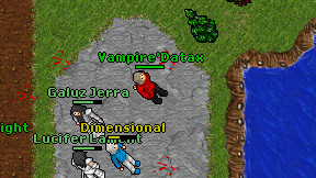 Vampire'Datax on screen