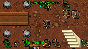 Dragon Gadiator on screen