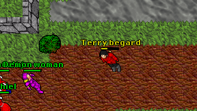 Terry begard on screen