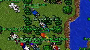 Gryn Amues on screen