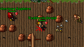 Teddyzin Druid on screen