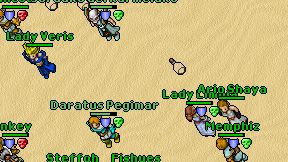 Lady Veris on screen