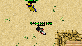 Sneezecorn on screen