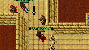 Toxic Demon on screen