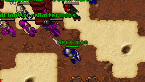 Neckiman on screen