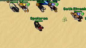 Spelaren on screen