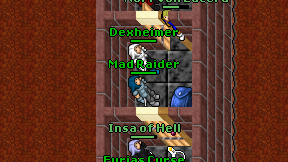Mad Raider on screen