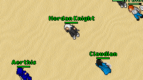 Hordan Knight on screen