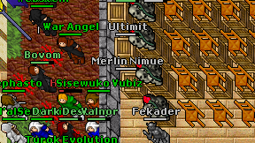 Merlin Nimue on screen