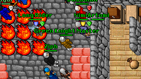Green Knight Master on screen