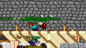 Akilles the fighter on screen