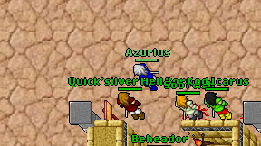 Azurius on screen