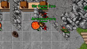Arenou Pyro on screen