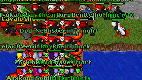 Blistering Knight on screen