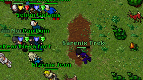 Sarenix Trek on screen