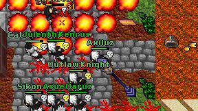 Axiluz on screen