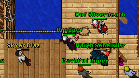 Dropper on screen