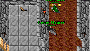 Feuer Magier on screen