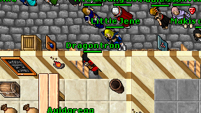 Dragontron on screen