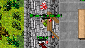Shugo the Knight on screen