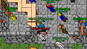 Noty Fighter on screen