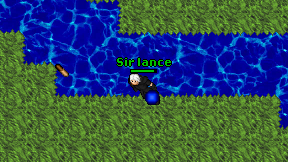 Sir lance on screen